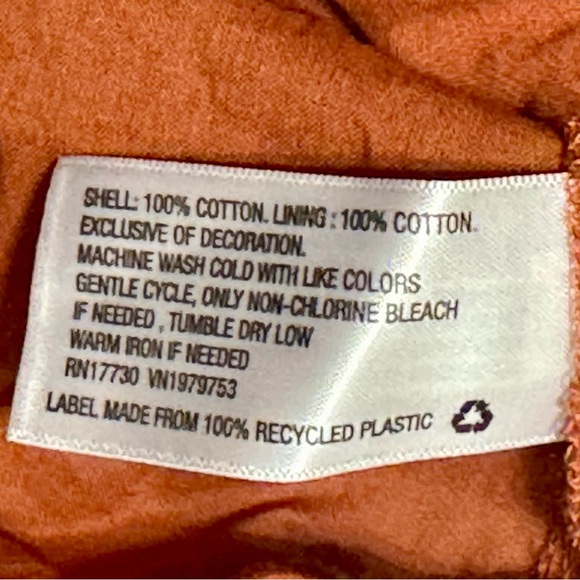 UNIVERSAL THREAD 100% Cotton Embroidered Ruffled Hem Puff Sleeve Babydoll Dress - Picture 14 of 15